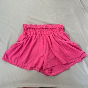 Prissy Jane Hot Pink Ruffled Athletic Skort with Pockets Size Large